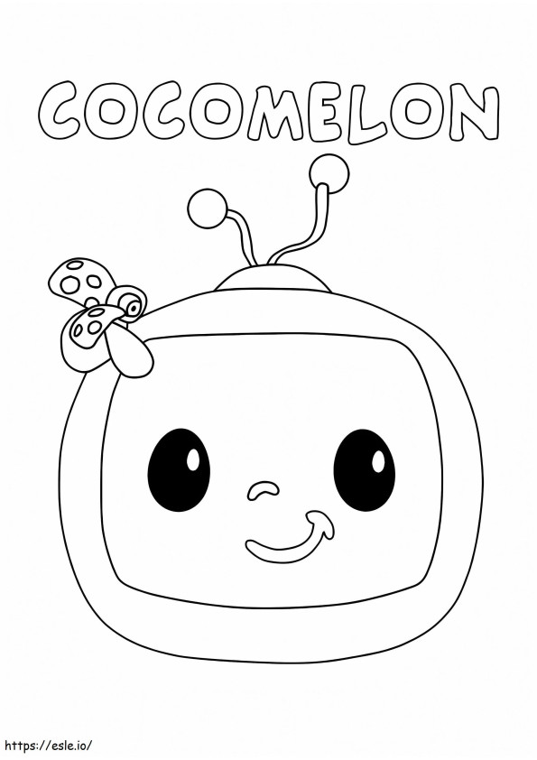 Logo Cocomelon 1 kolorowanka