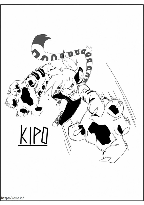Kipo-Kämpfe ausmalbilder
