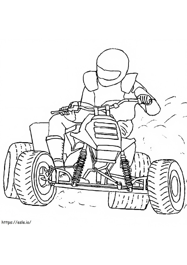 Off Road ATV coloring page