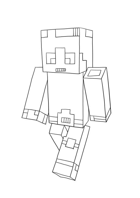 Dantdm-Minecraft free to download and print