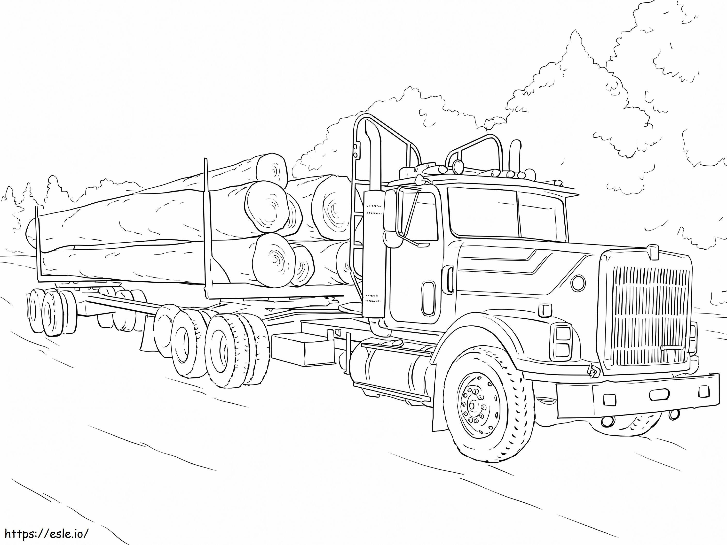 Log Truck kifestő