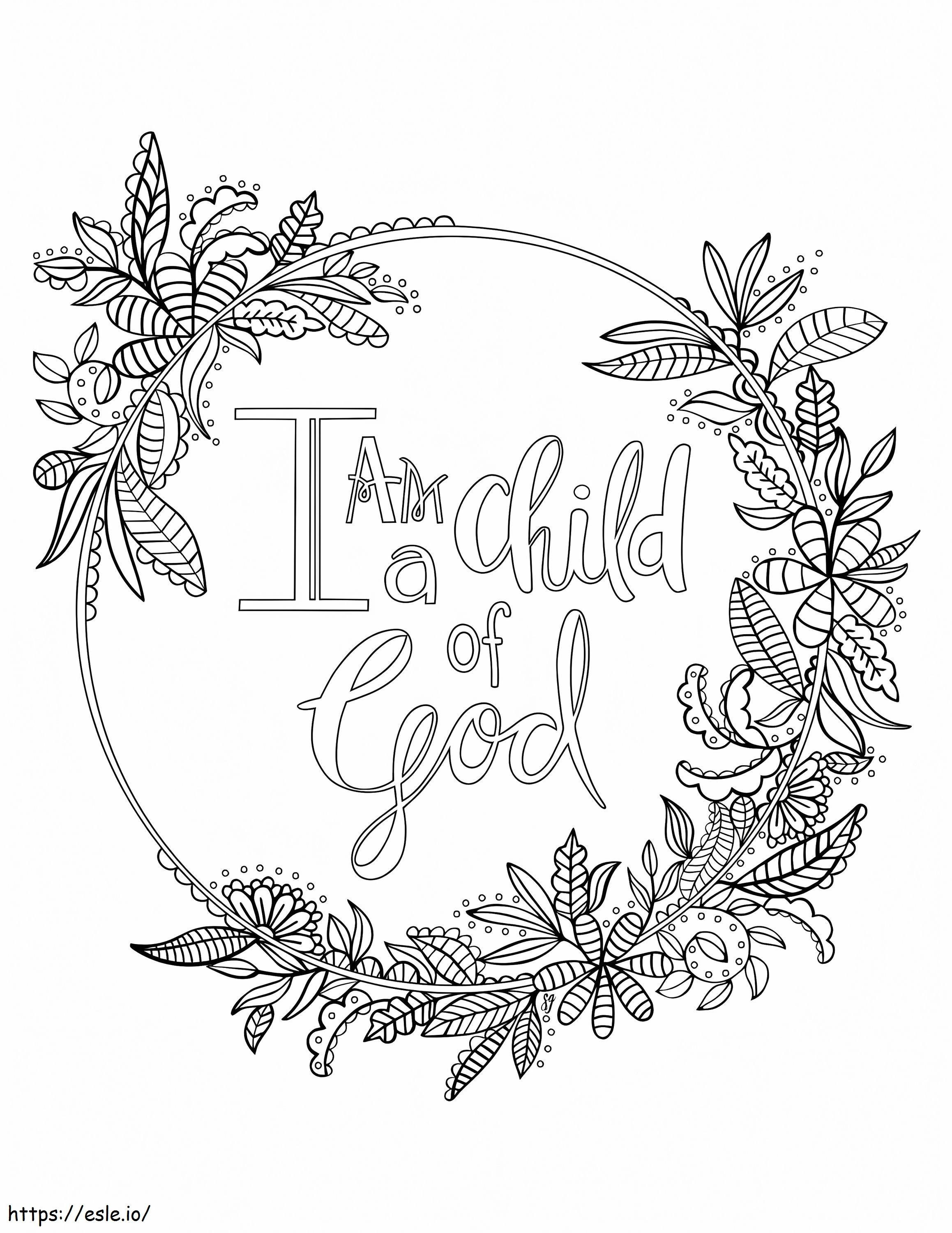 Bible Verse 6 coloring page