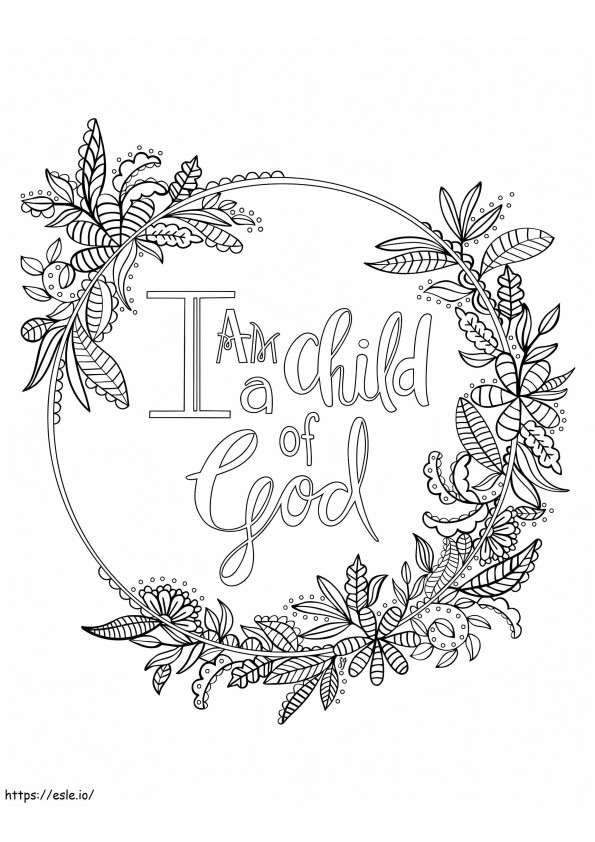 Bible Verse 6 coloring page