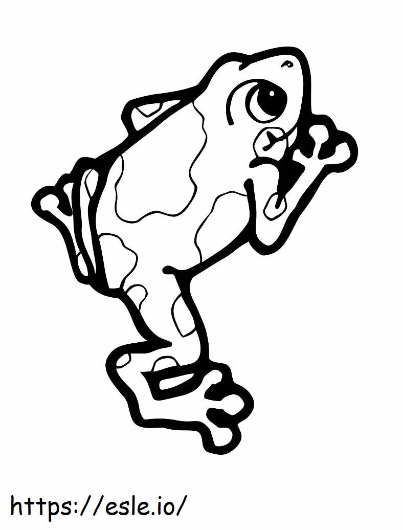 Frog Amphibians coloring page