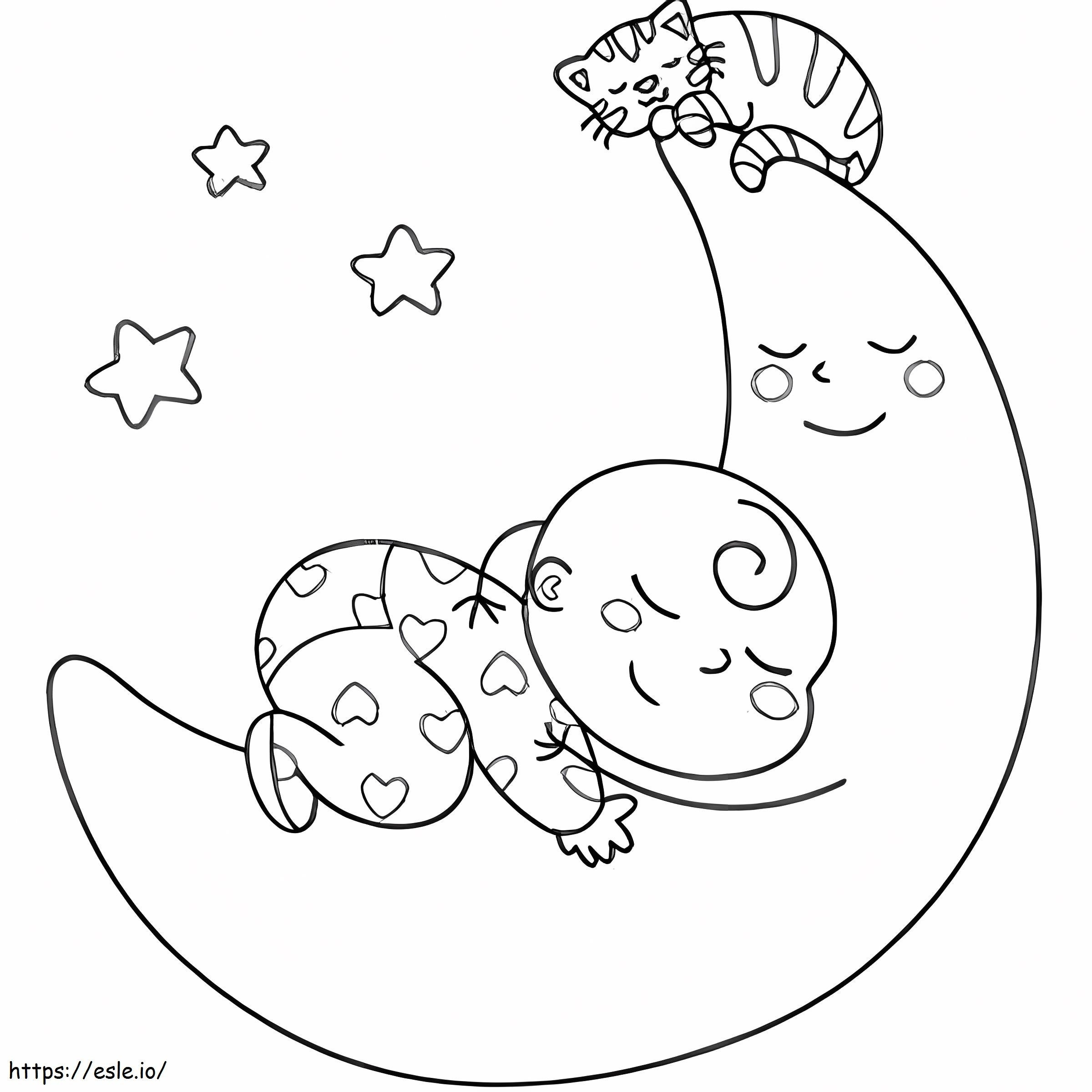 Lovely Baby Boy coloring page