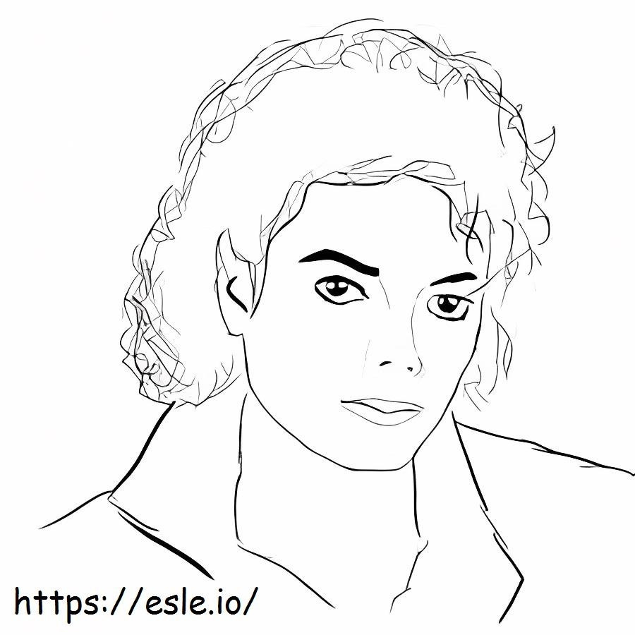 Michael Jackson Drawing coloring page