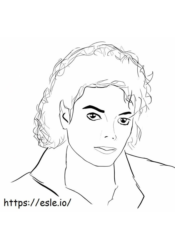 Michael Jackson-Zeichnung ausmalbilder