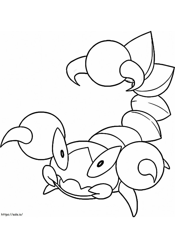 Shell Pokemon 1 coloring page