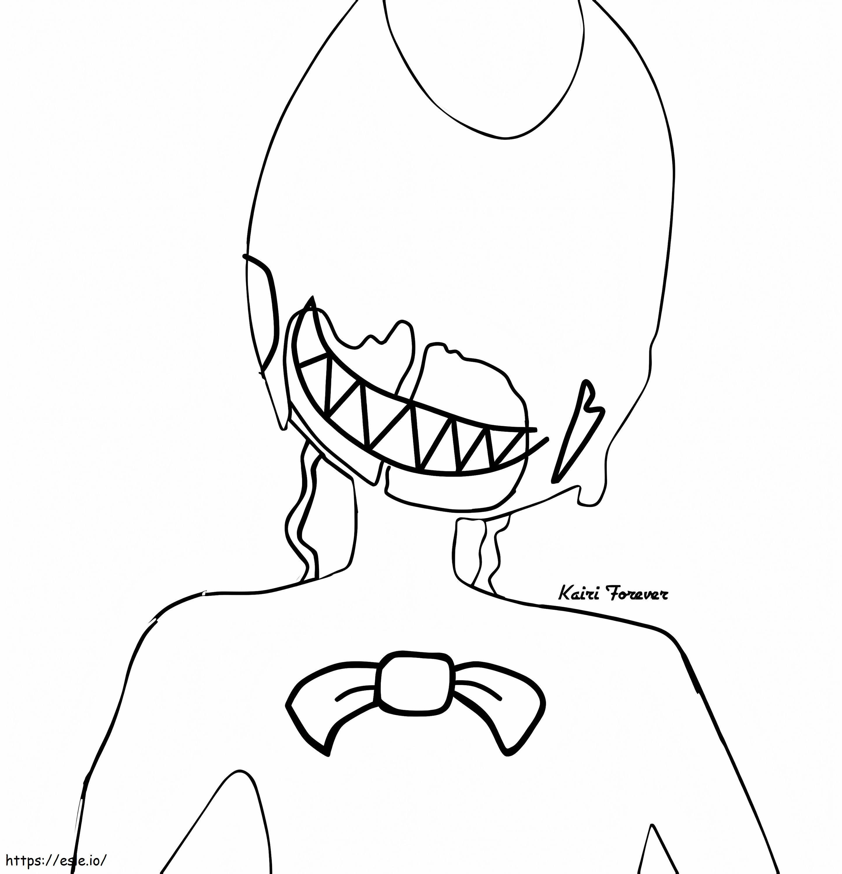 Bendy Without Eyes 2 coloring page