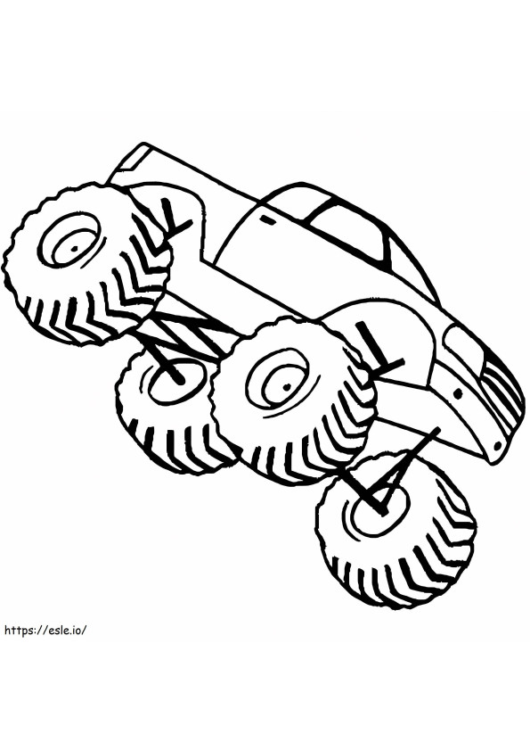 Monster Truck 7 coloring page