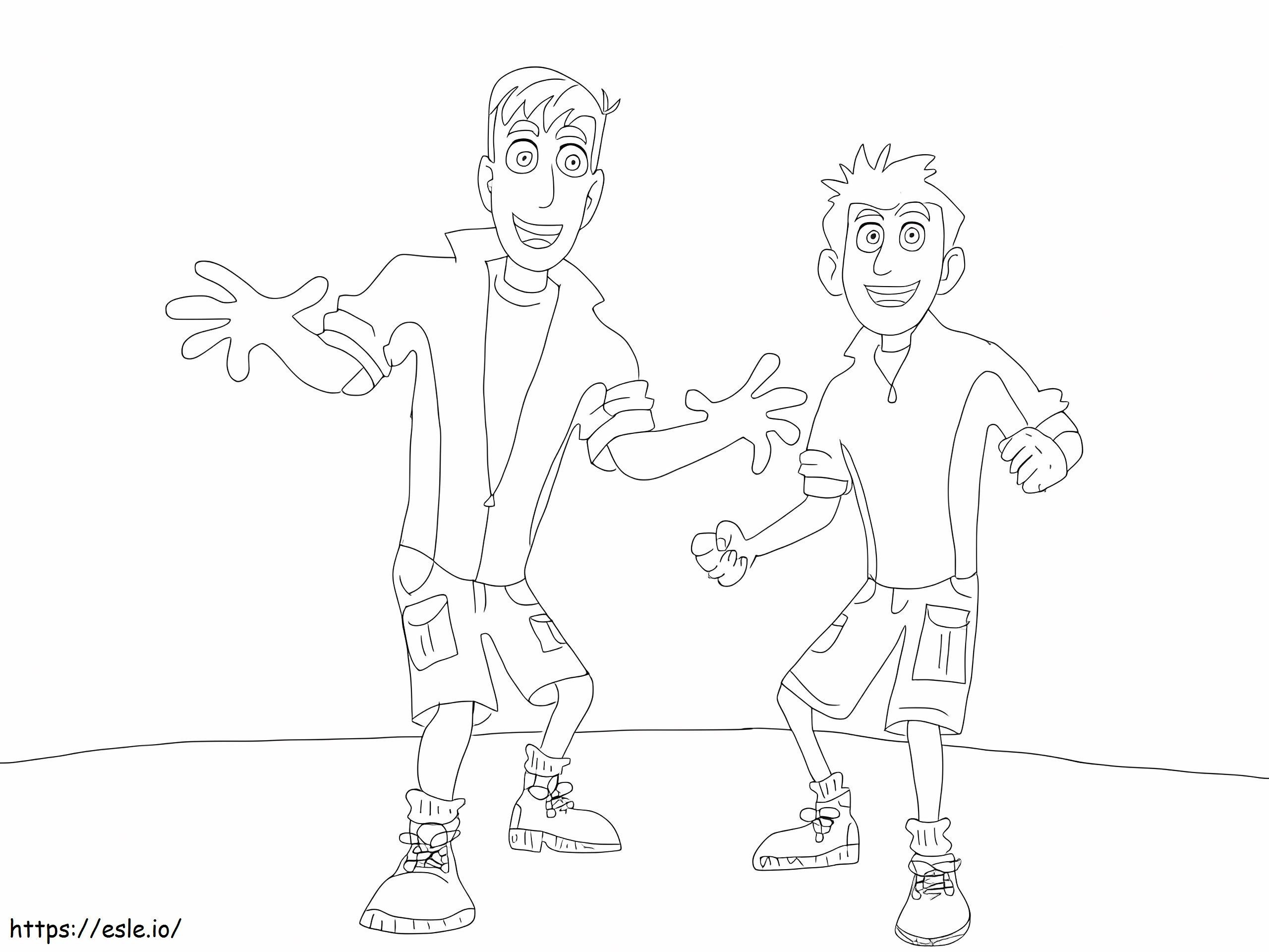 Print Wild Kratts coloring page