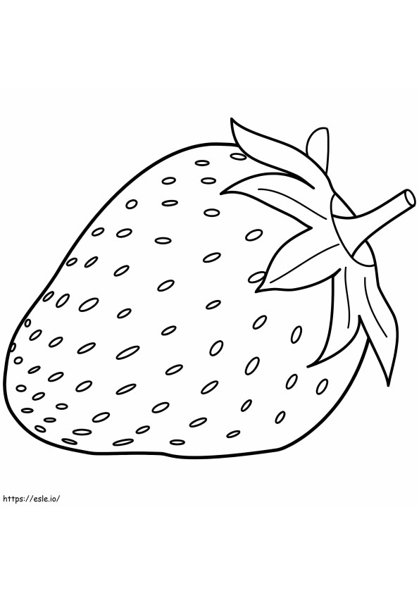 Awesome Strawberry coloring page