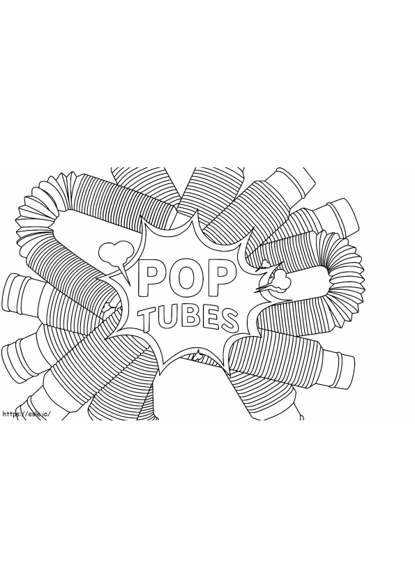 Free Pop Tubes coloring page