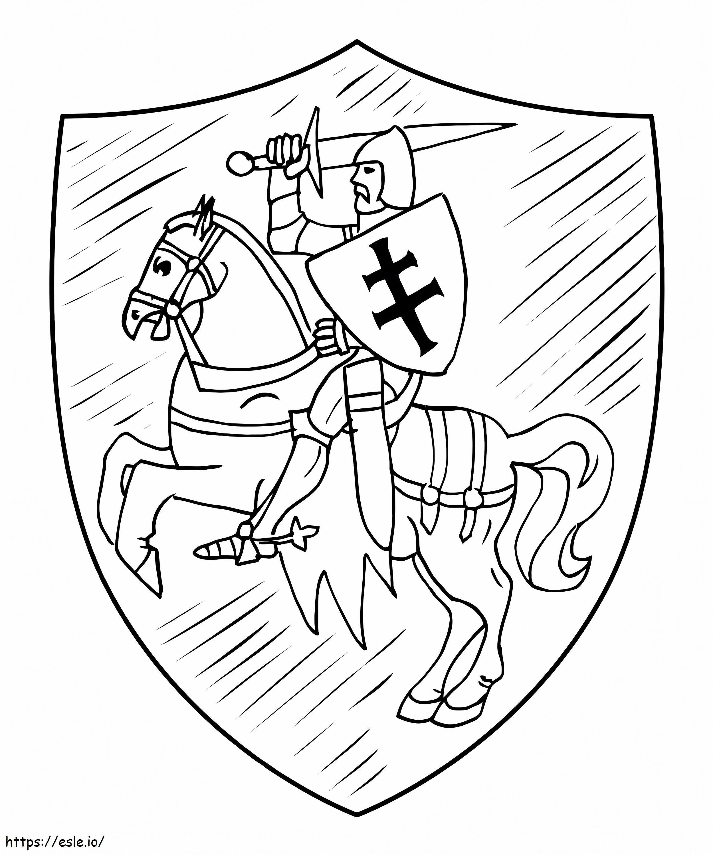 Coat Of Arms Of Belarus coloring page