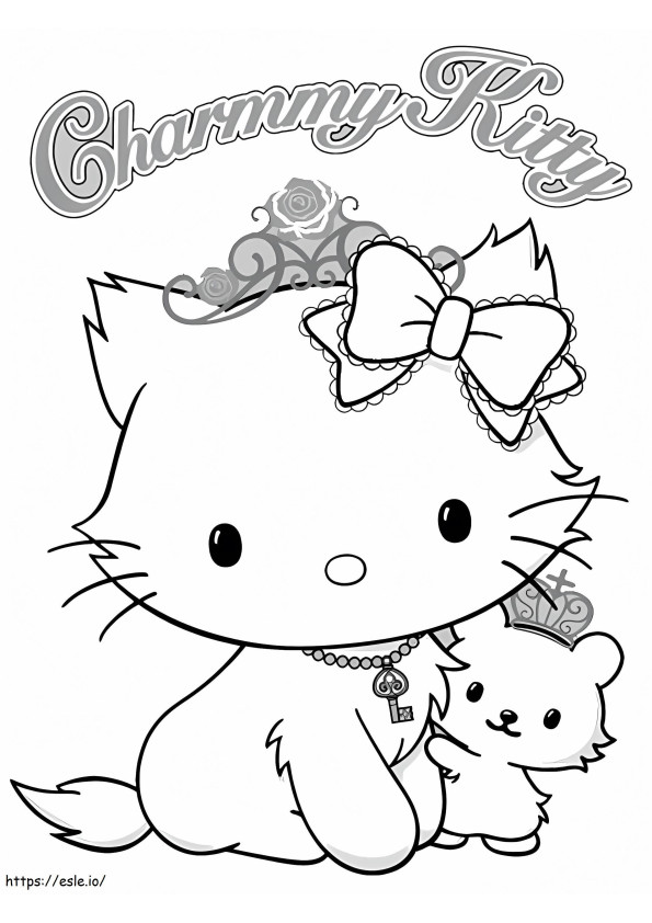 Coloriage Mignon Charmy Kitty à imprimer dessin
