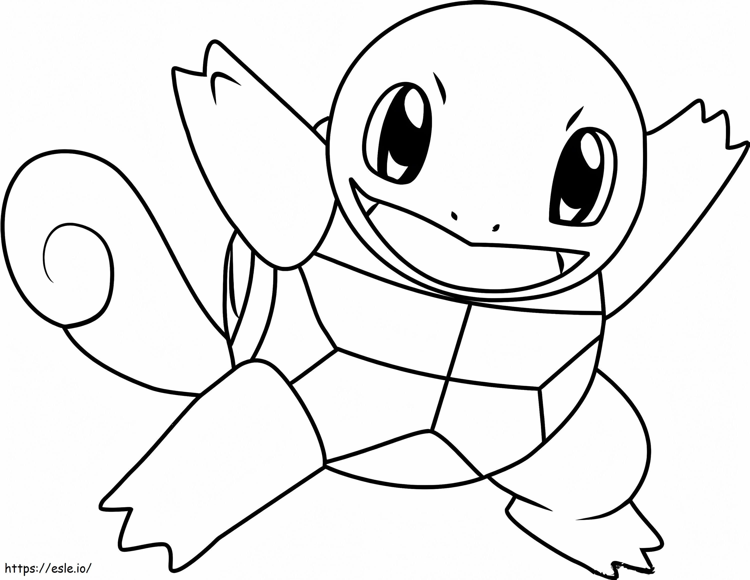 Squirtle 2 Coloring Page