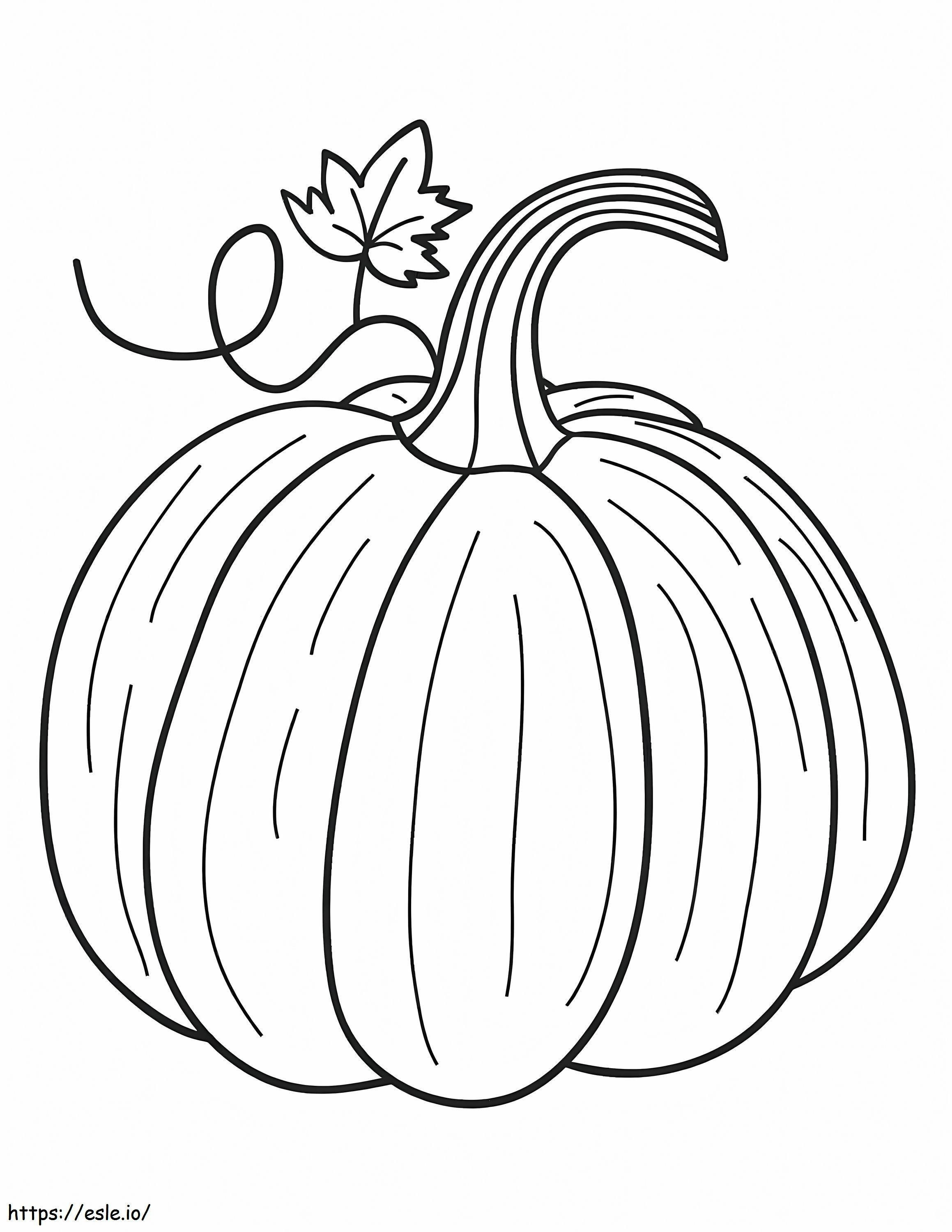 Big Pumpkin coloring page