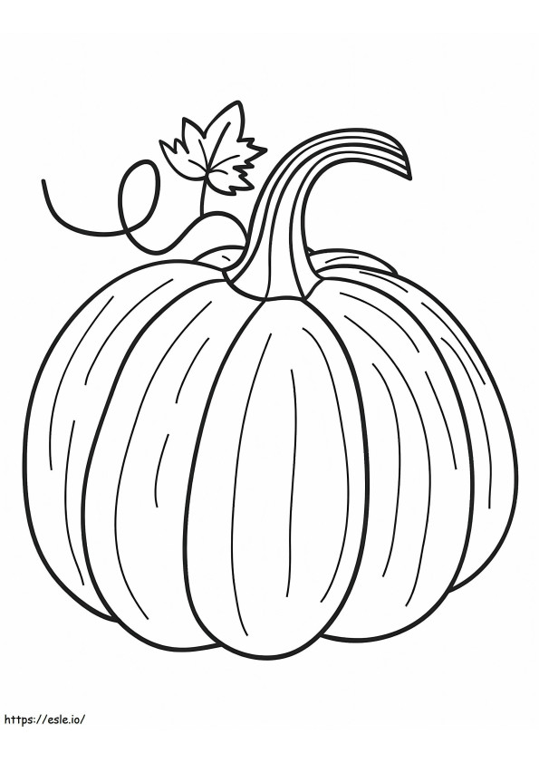 Big Pumpkin coloring page