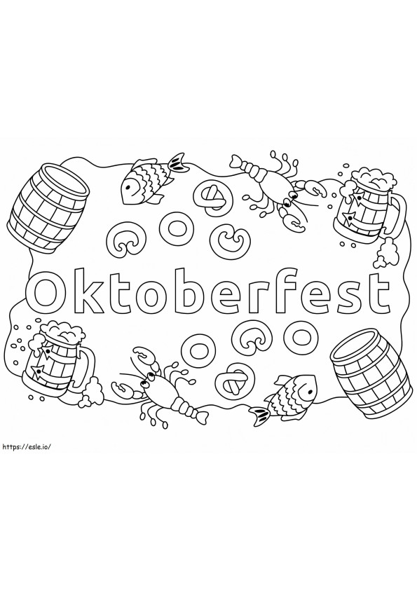 Oktoberfest 6 värityskuva