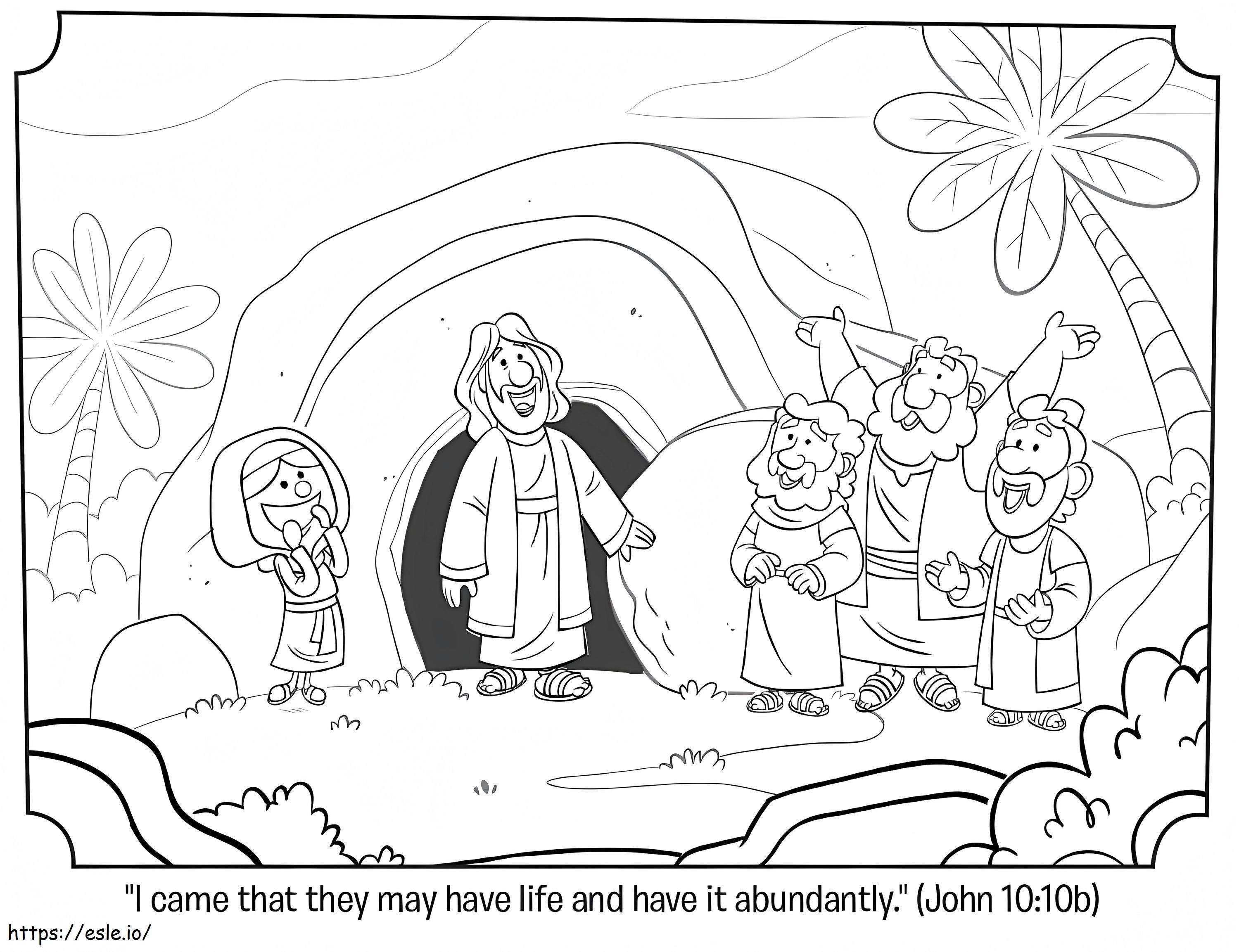 He Is Risen 14 coloring page