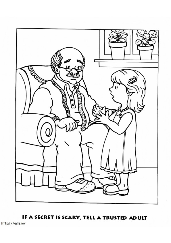 Child Safety 5 coloring page