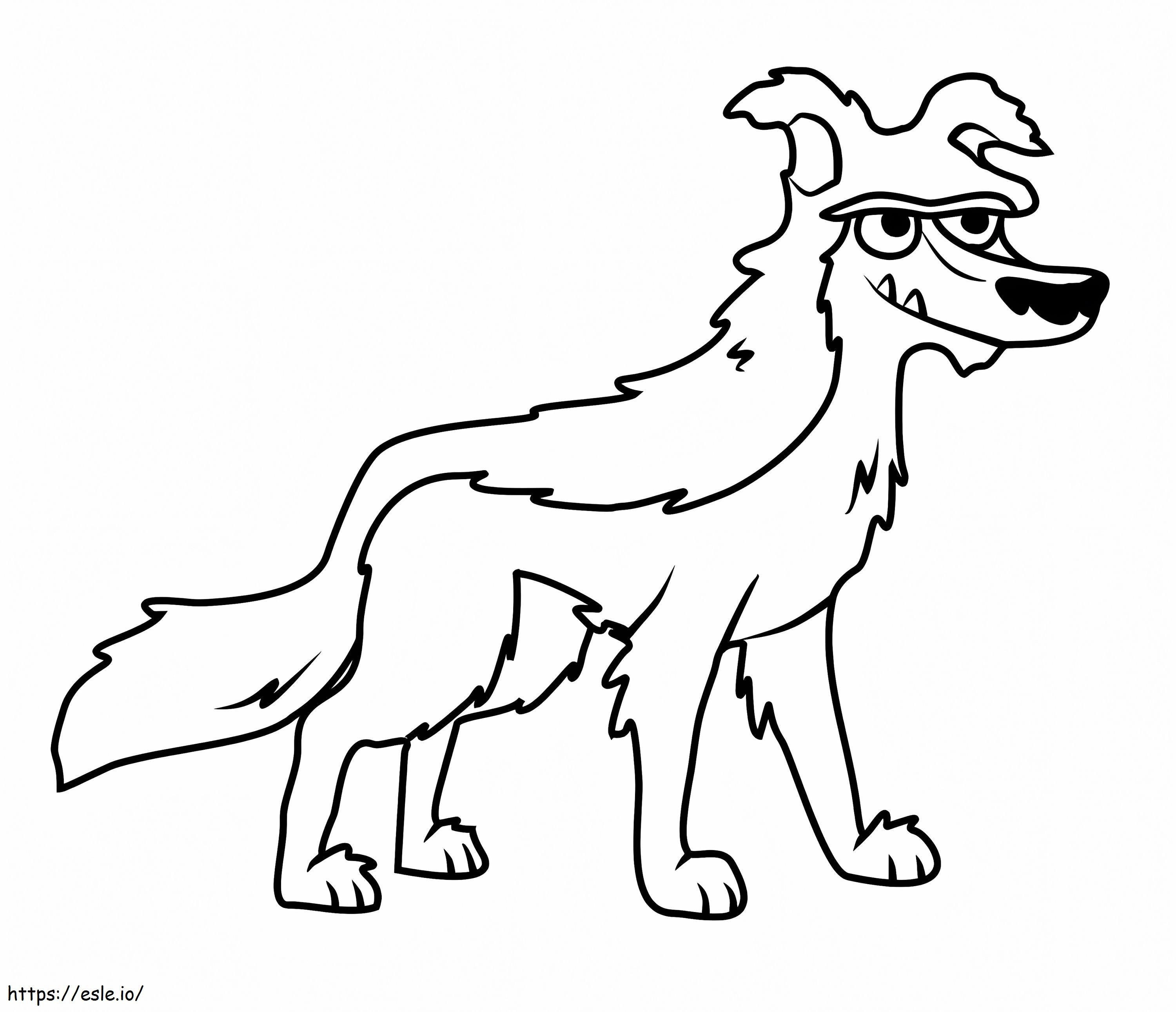 Woof Bark Tooth From Pound Puppies coloring page