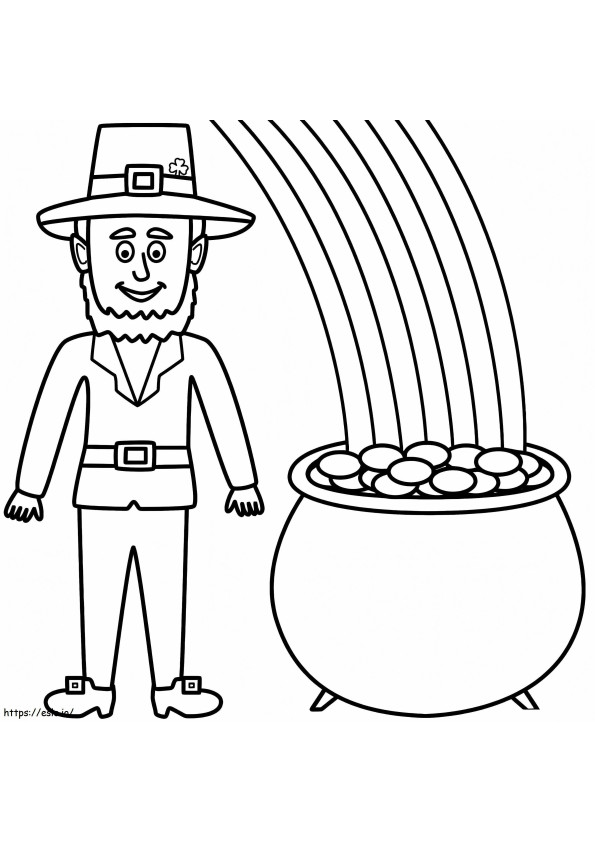 Pot Of Gold 1 coloring page