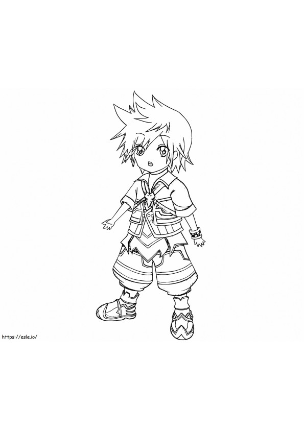 Chibi Wind coloring page