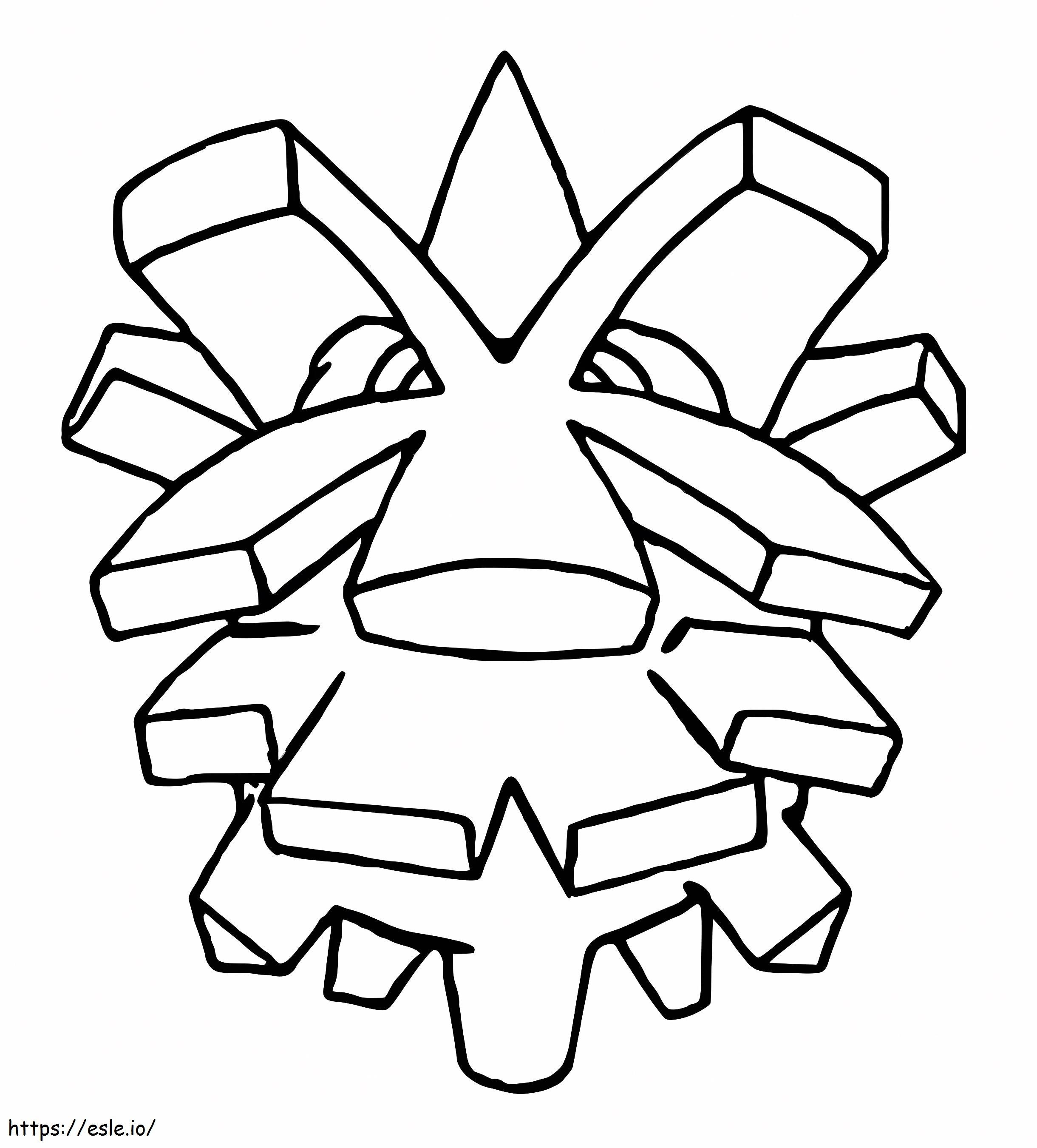 Coloriage Pokémon Pineco Gen 2 à imprimer dessin