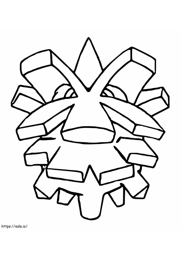 Pokémon Pineco Gen 2 para colorear