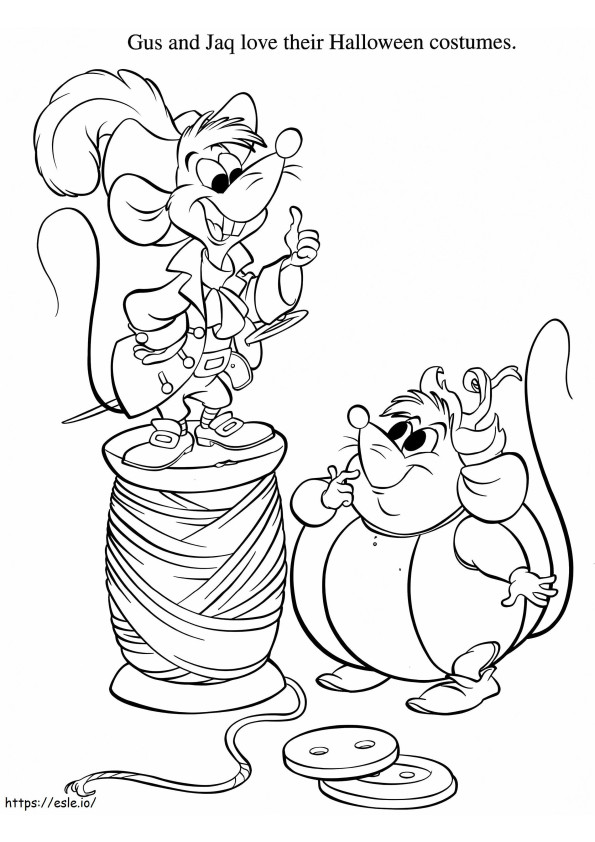 Gus And Jaq From Cinderella
