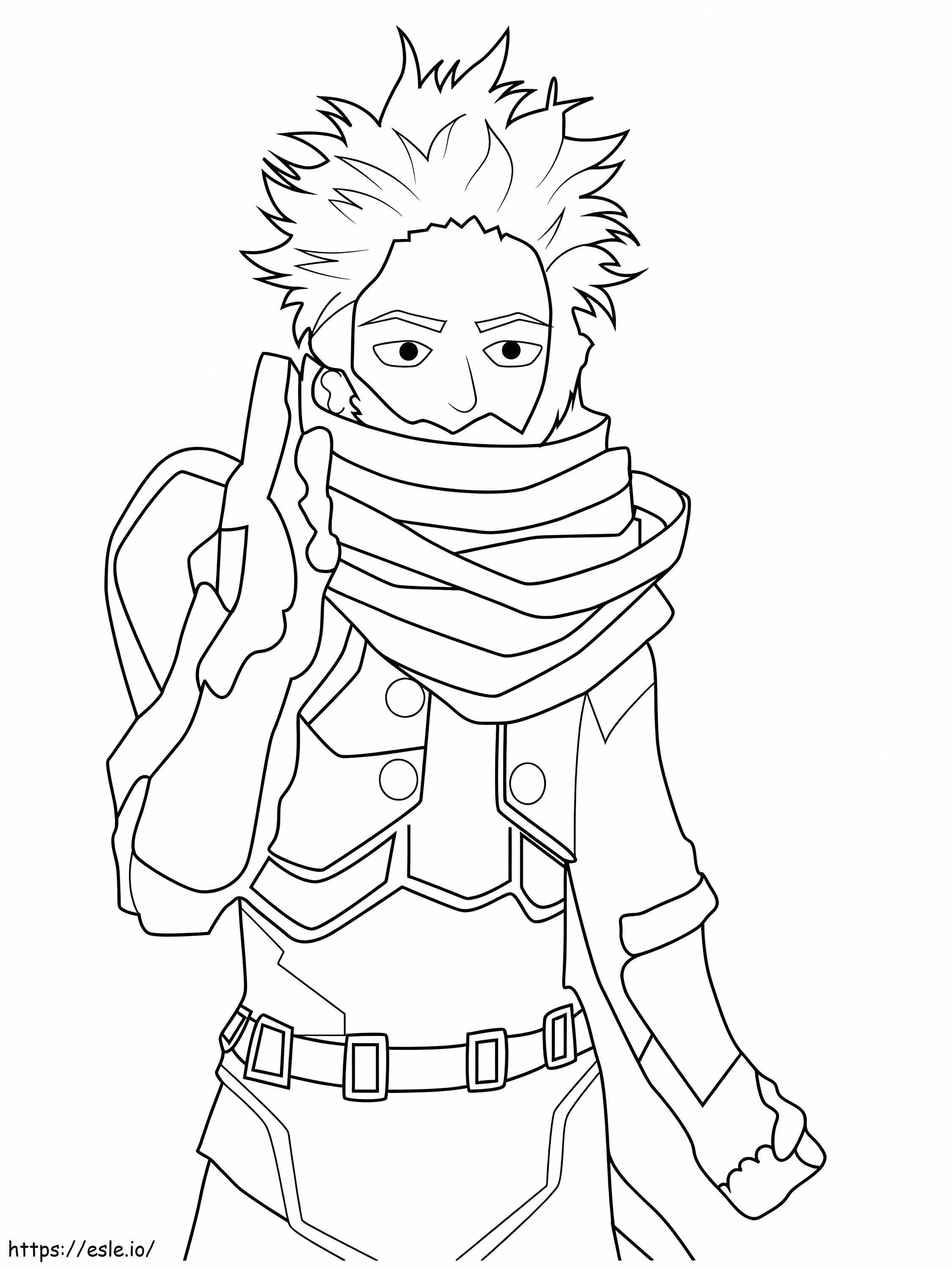 Hitoshi Shinso From My Hero Academia coloring page