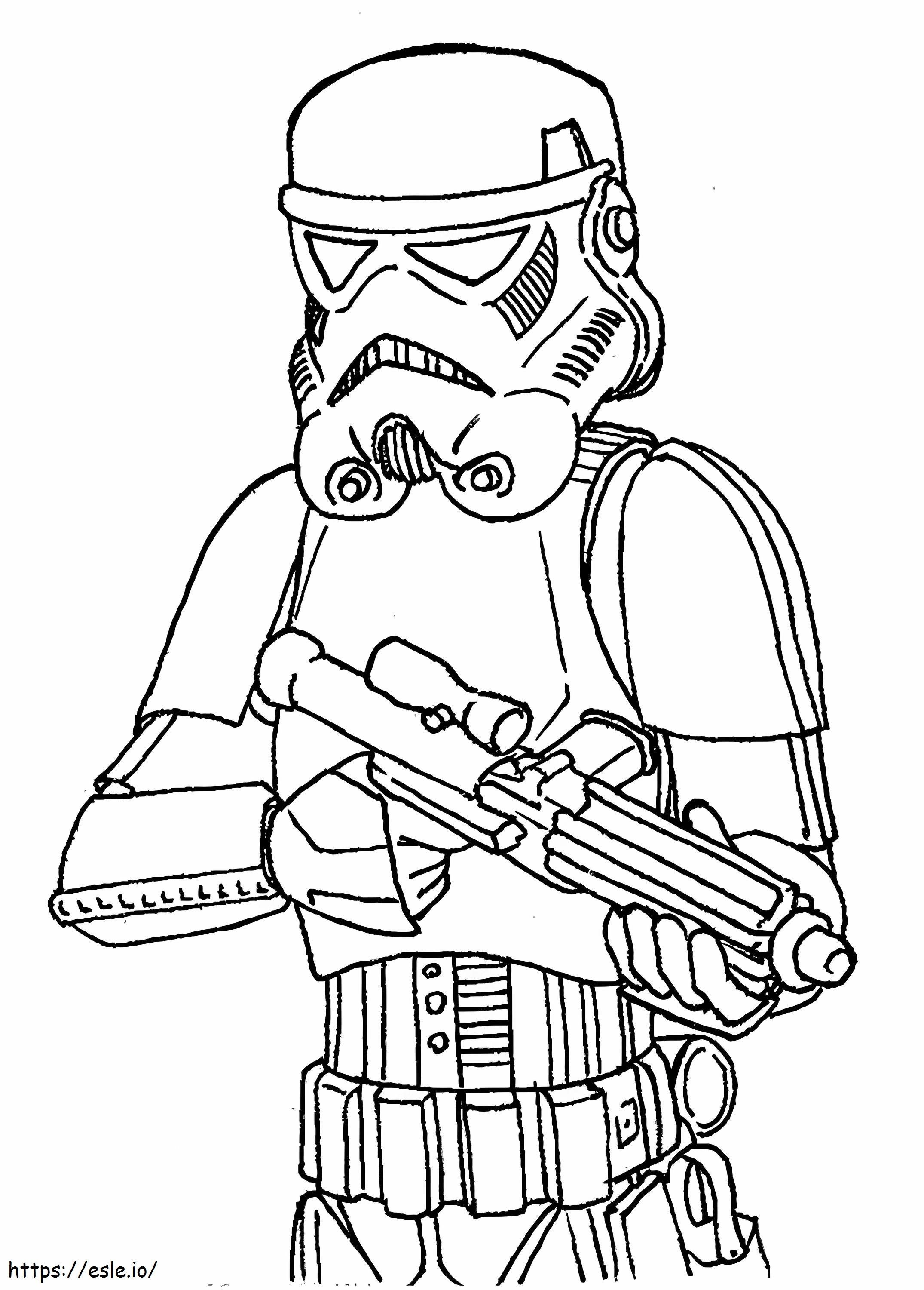 Coloriage Stormtrooper 1 734X1024 à imprimer dessin