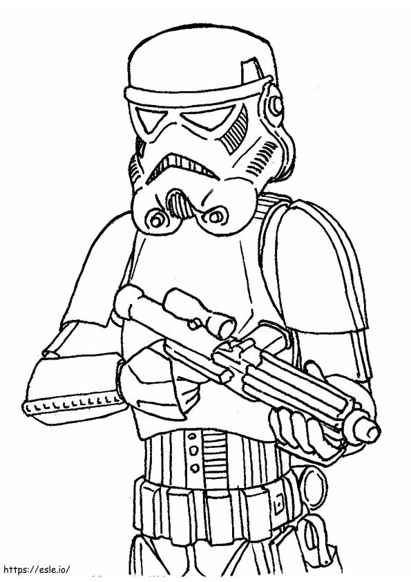 Coloriage Stormtrooper 1 734X1024 à imprimer dessin