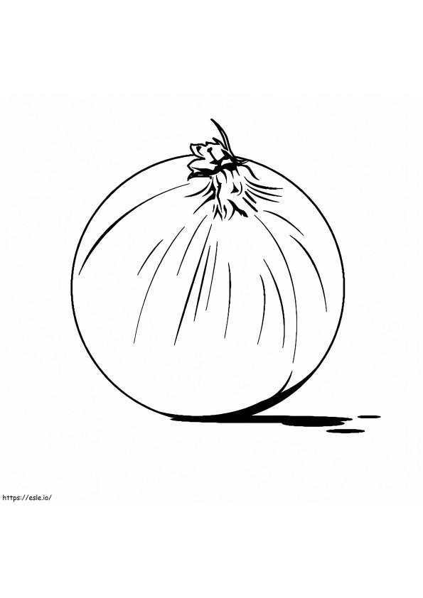 Big Onion coloring page