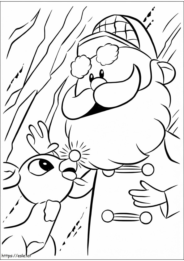 Rudolph The Red Nosed Reindeer 4 coloring page