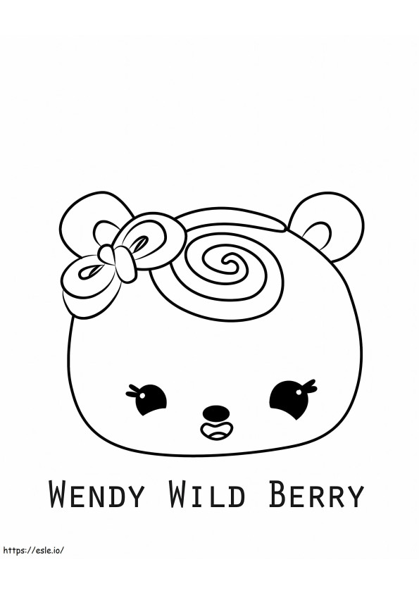 Wendy Wild Berry i Num Noms kolorowanka