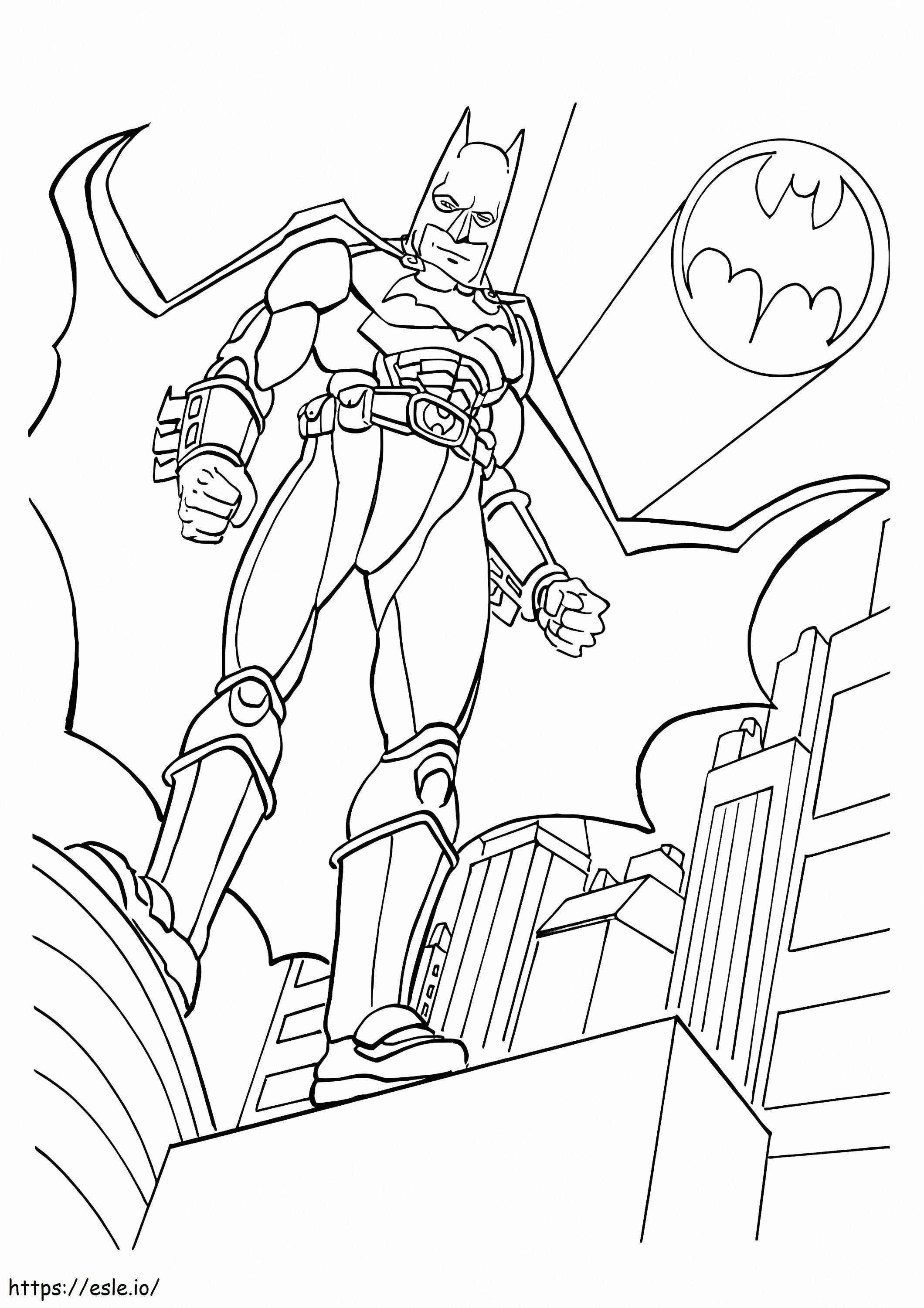 1526632153 Batman A4 coloring page