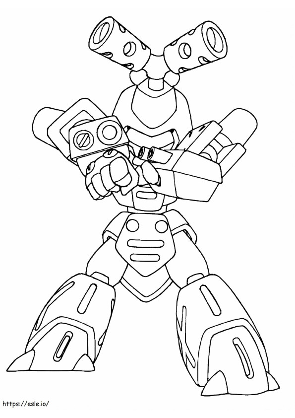 Metabee In Medabots coloring page