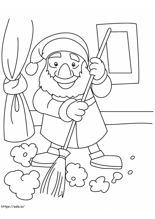 Dwarf Sweeper coloring page