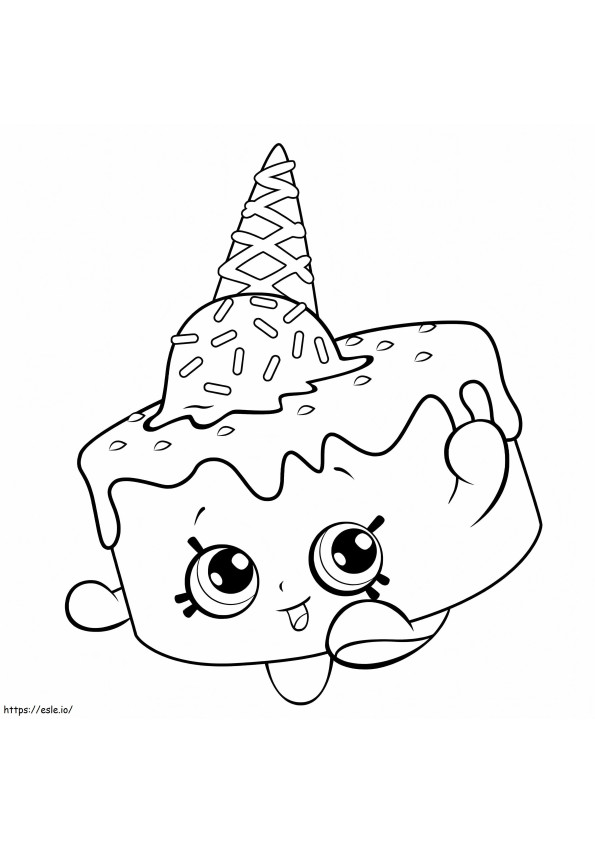 Kate Shopkin Ice Cream coloring page