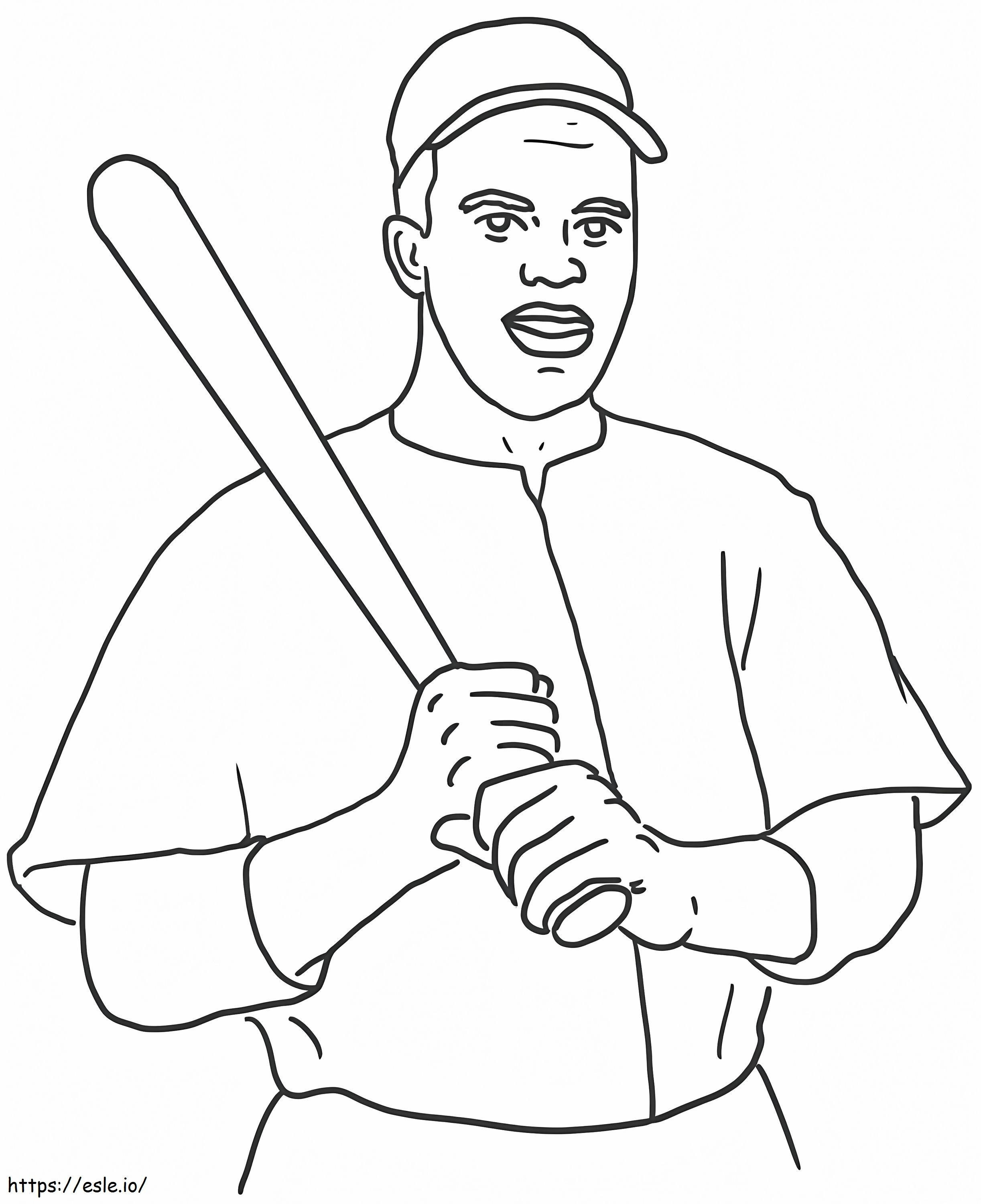Jackie Robinson 3 coloring page