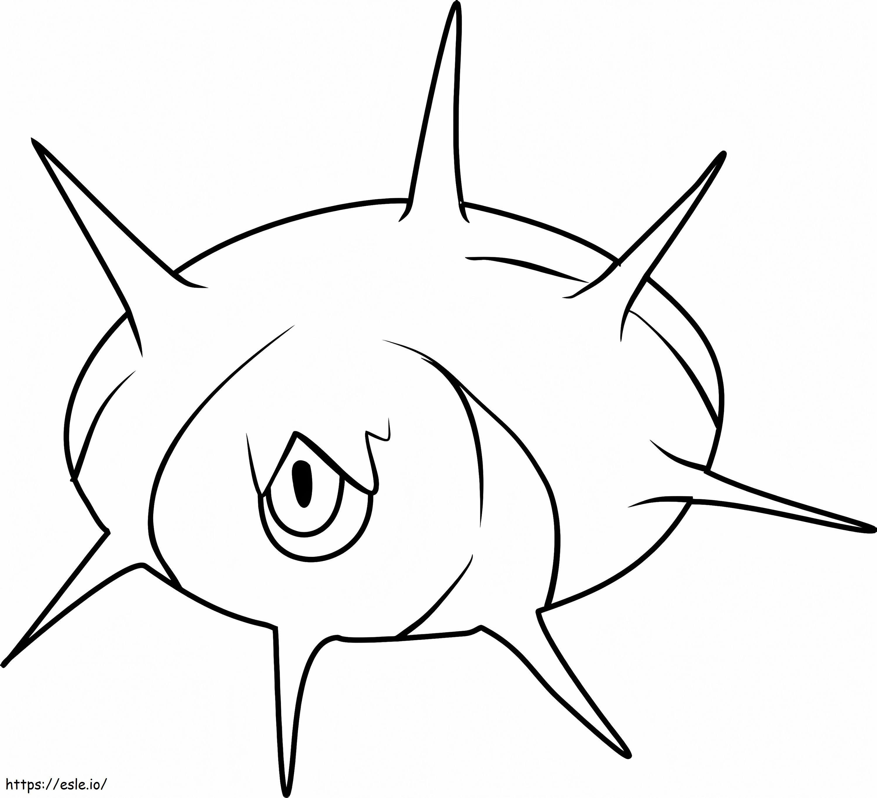 Silcoon Pokemon coloring page
