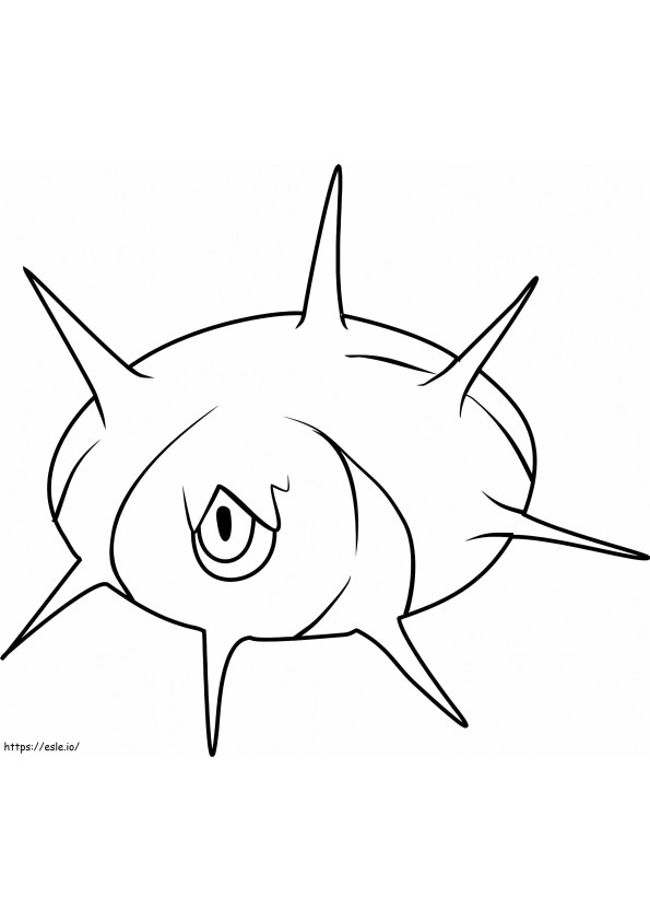 Silcoon Pokemon coloring page