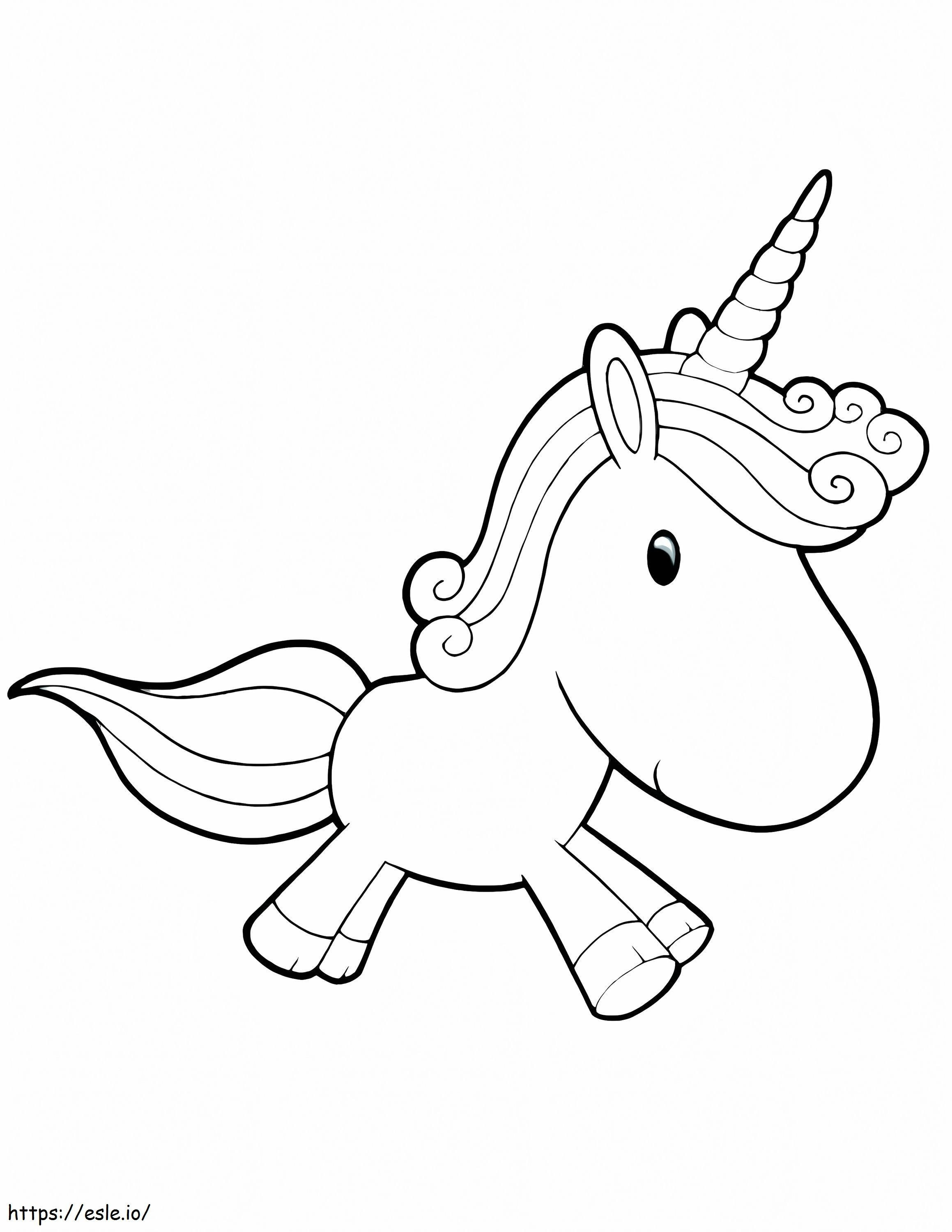 1545874143 Unicorno carino Unicorno carino Unicorno carino Unicorni fatati Unicorno da colorare Stampabile gratis Unicorno carino da colorare