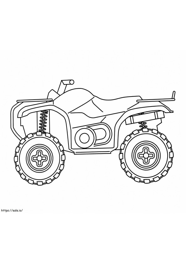 Geländewagen-ATV ausmalbilder