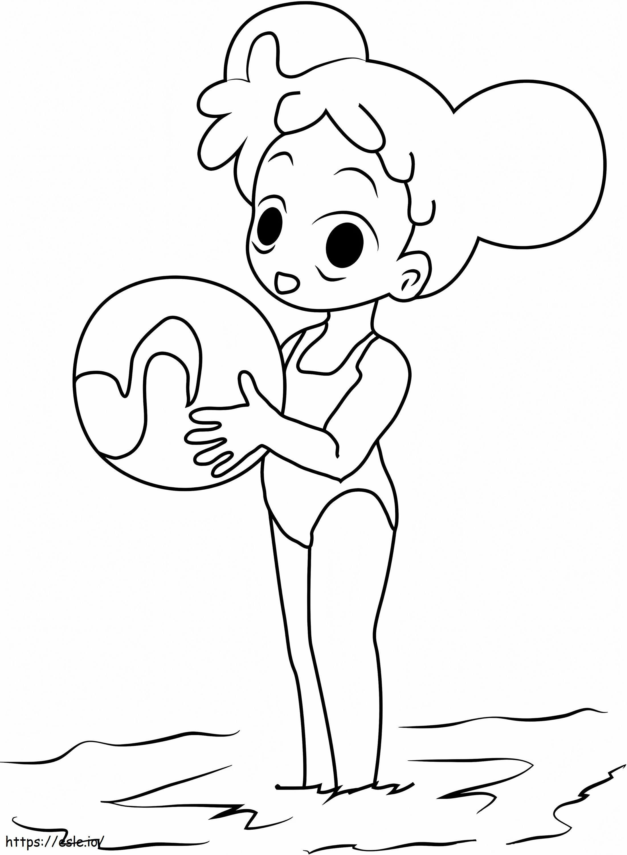 1531099692 Doremi With Ball A4 coloring page