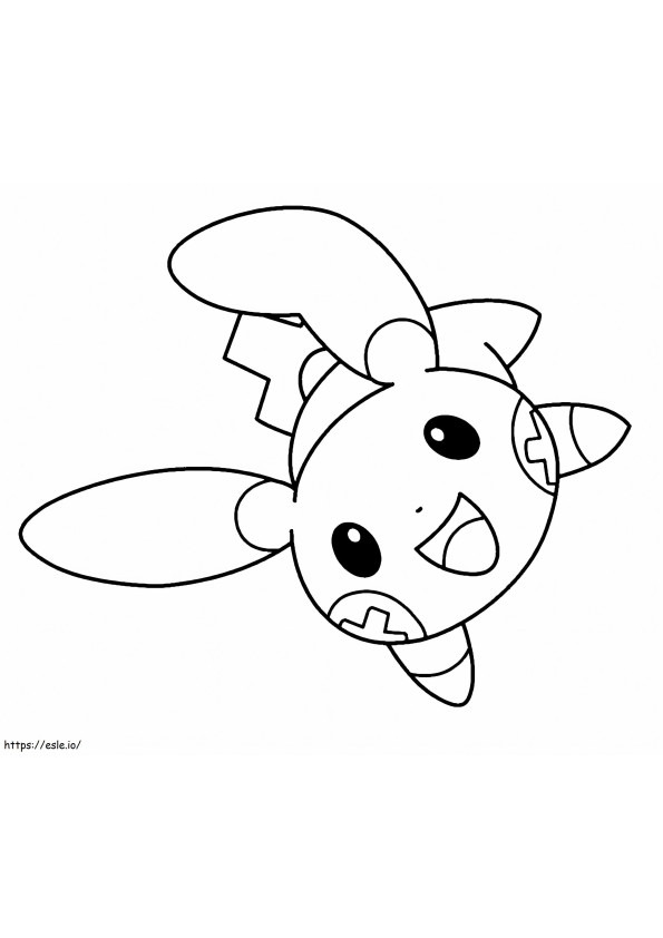 Coloriage Pokémon Plusle 1 à imprimer dessin