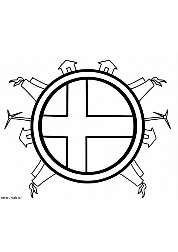 Sweden 2 coloring page
