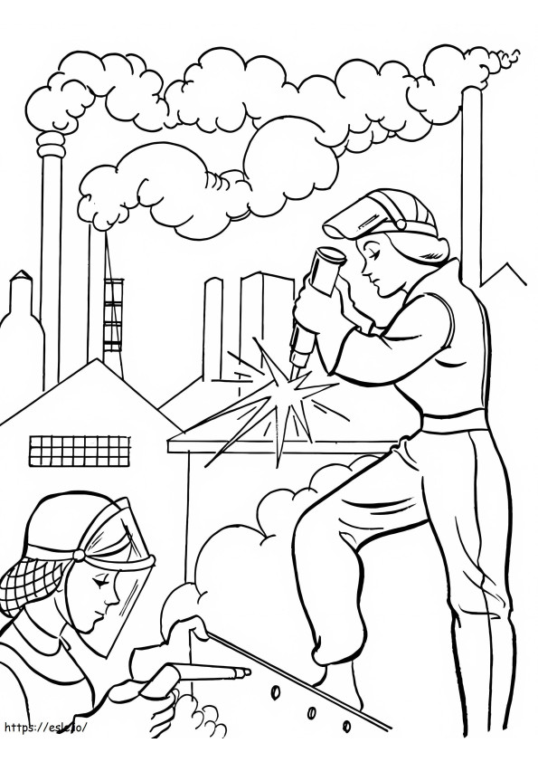 Labor Day 8 coloring page